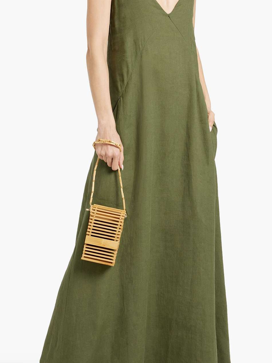 linen maxi dress