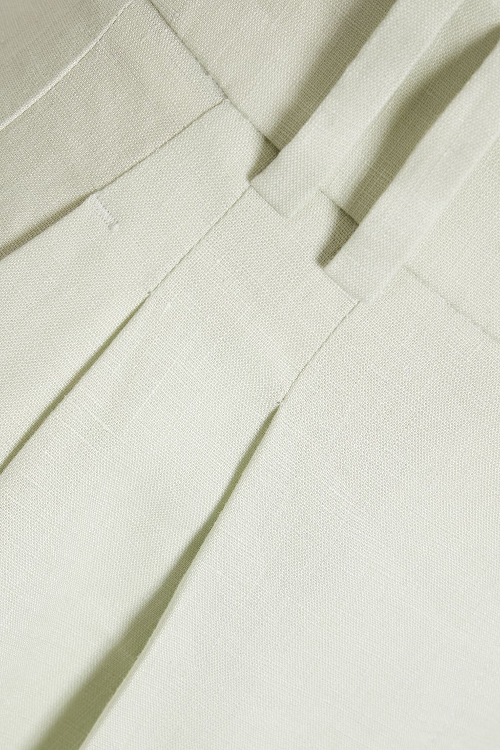 ANOTHER TOMORROW Linen wide-leg pants