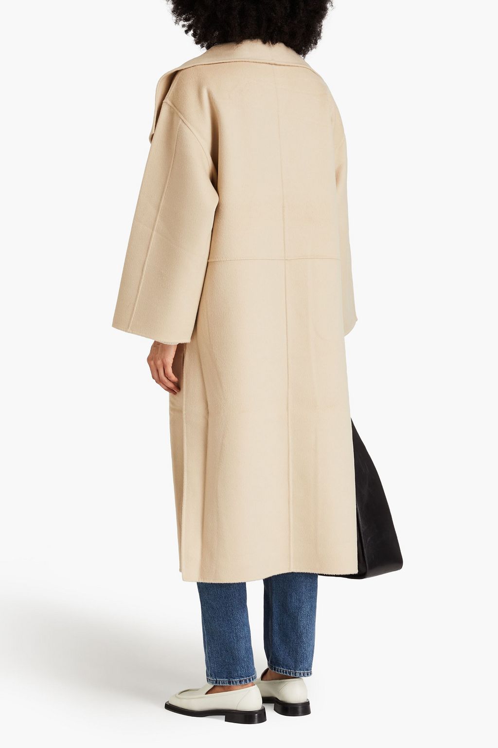 TOTEME Brushed wool and cashmere-blend felt coat