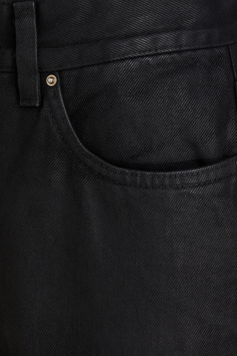 Totême Tapered-leg Mid-rise Denim Jeans In Black