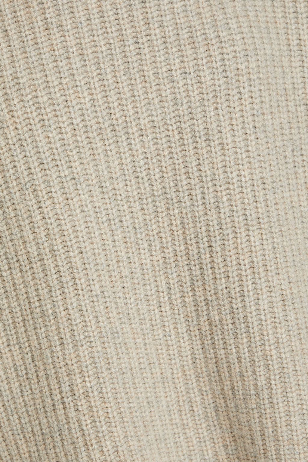 LOULOU STUDIO كنزة رياضية بياقة عالية مصنوعة من الكشمير بتصميم مضلّع