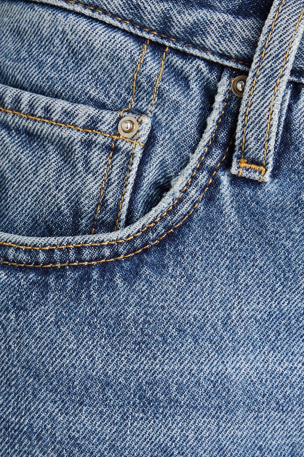 TOTEME High-rise straight-leg jeans