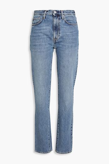 TOTEME High-rise straight-leg jeans