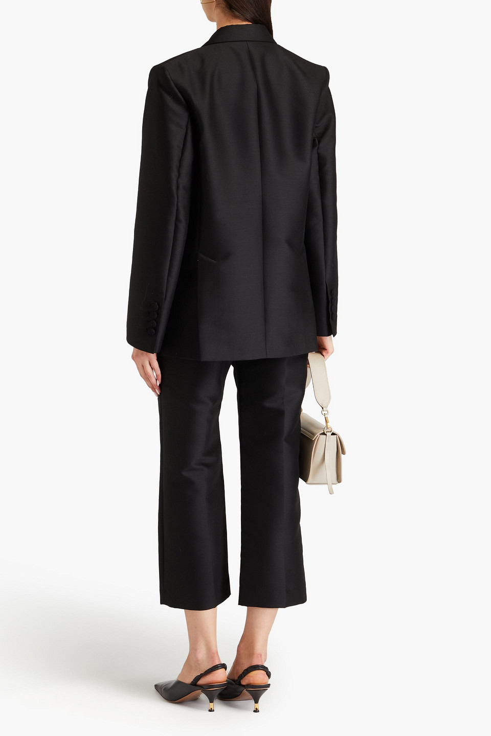 Totême Taffeta Blazer In Black