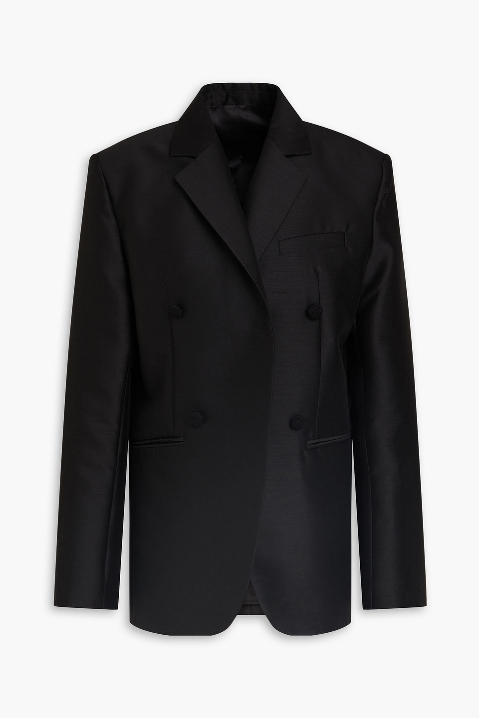 Totême Taffeta Blazer In Black