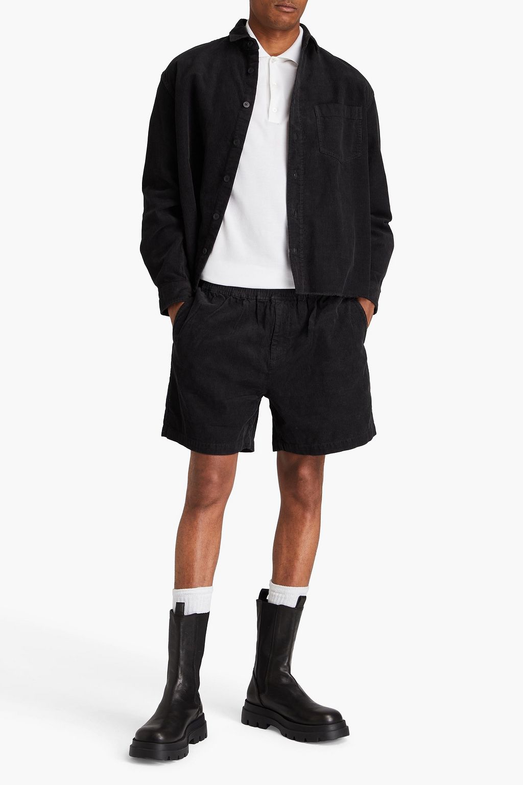 JOHN ELLIOTT コットンコーデュロイ ショートパンツ