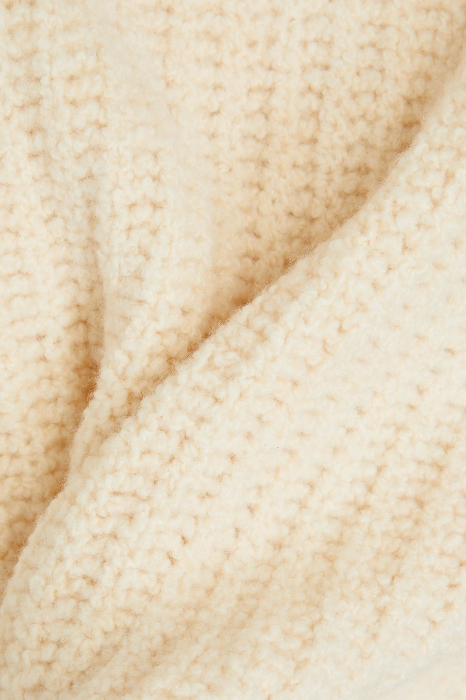 LOULOU STUDIO RIBBED BOUCLÉ-KNIT WOOL-BLEND SWEATER