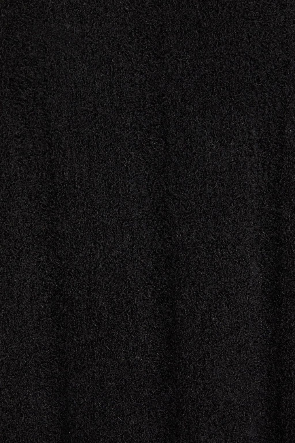 LOULOU STUDIO كنزة بياقة عالية من مزيج الكشمير وبحبكة بوكليه مضلّعة