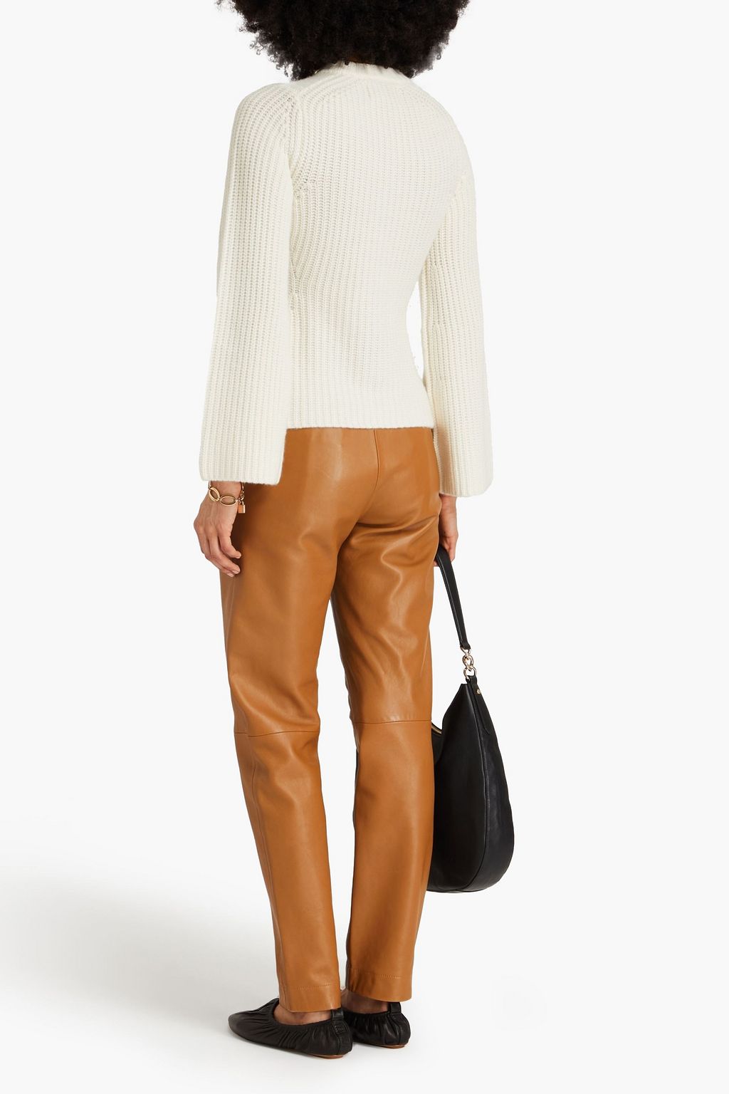 LOULOU STUDIO Rasa brushed cashmere cardigan