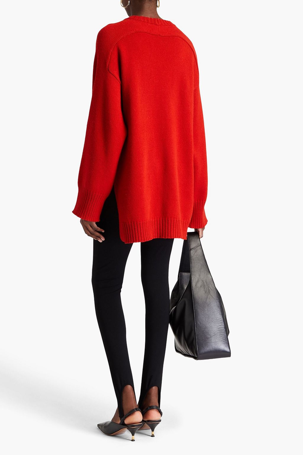 LOULOU STUDIO Embroidered wool and cashmere-blend sweater
