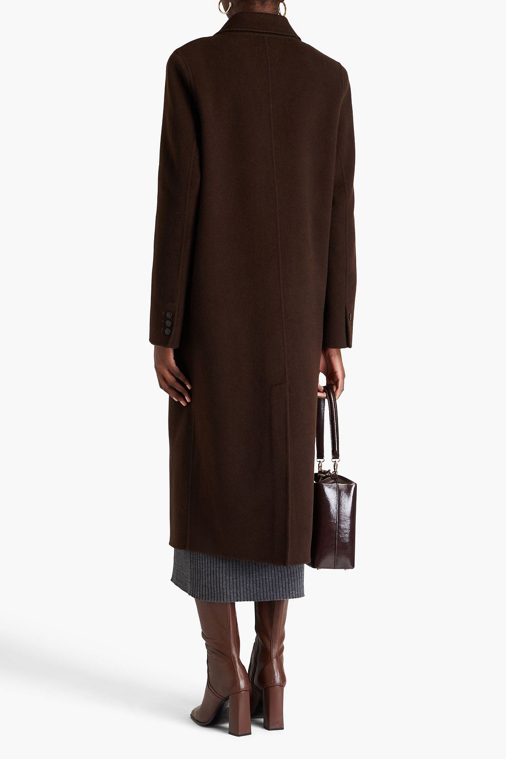 LOULOU STUDIO Mill wool and cashmere-blend felt coat