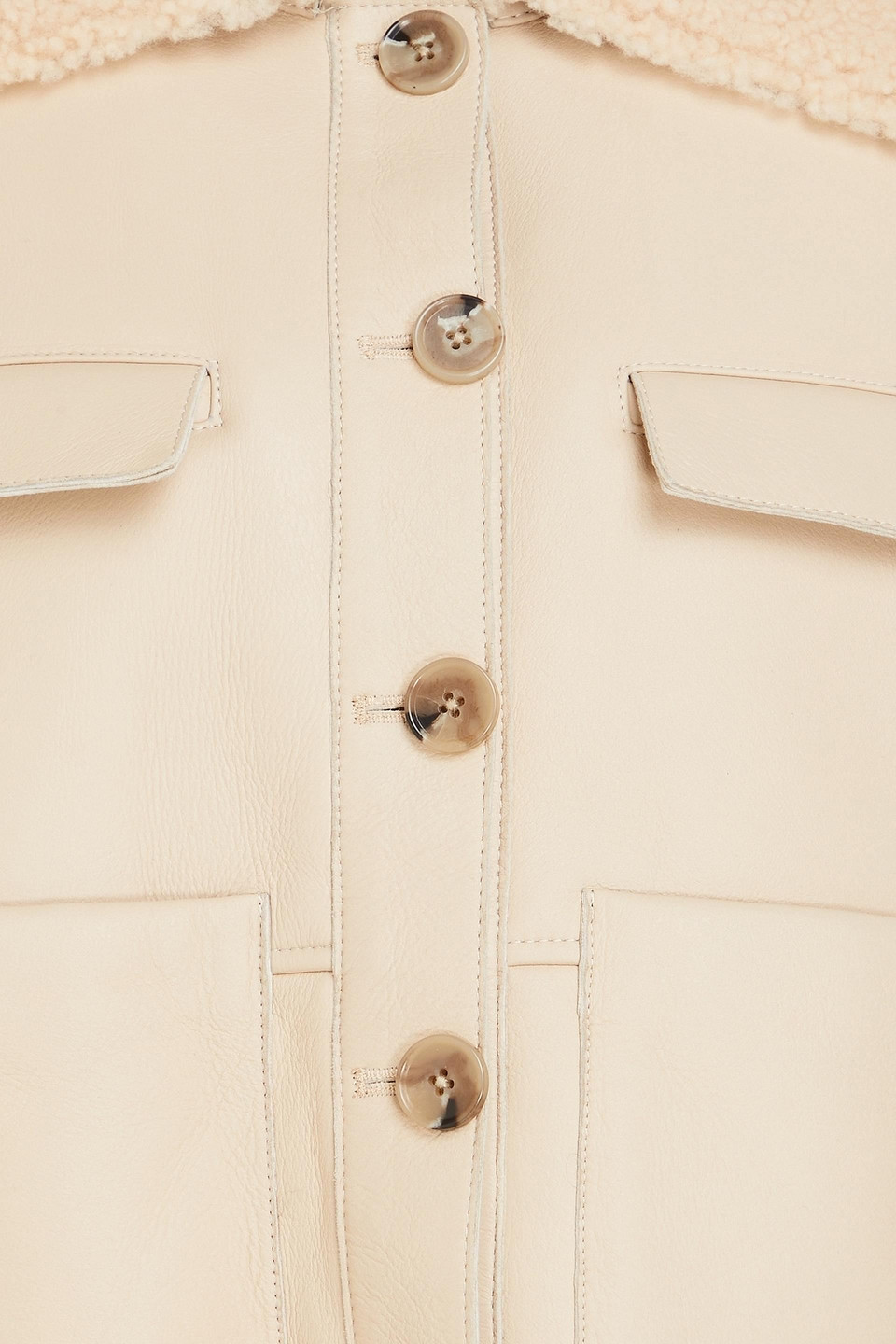 LOULOU STUDIO BUGUR OVERSIZED SHEARLING JACKET 