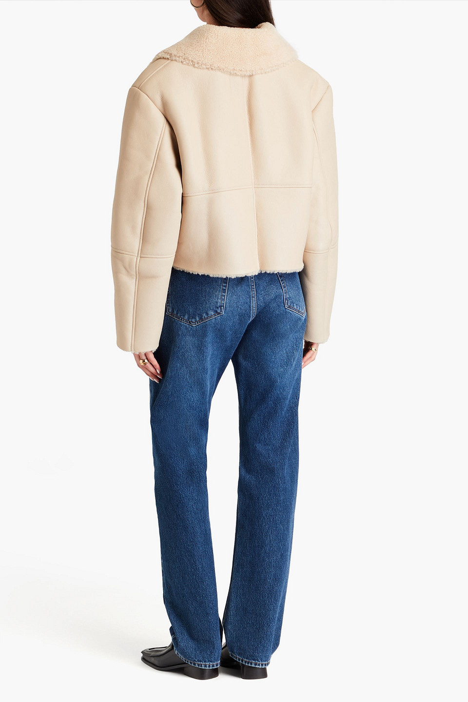 LOULOU STUDIO BUGUR OVERSIZED SHEARLING JACKET 
