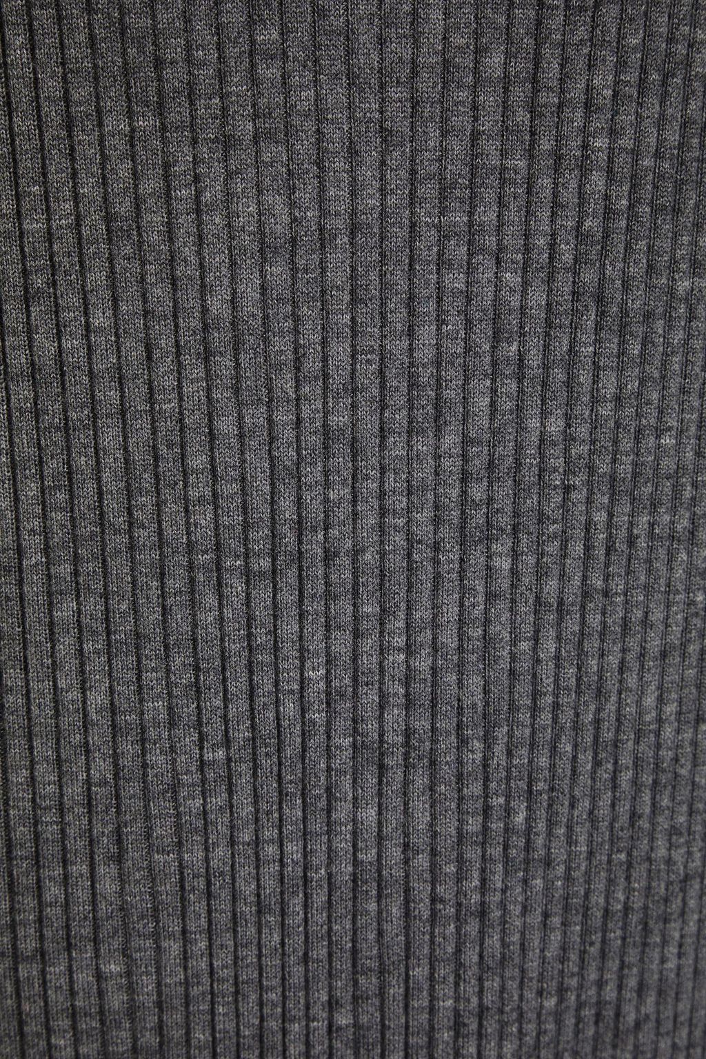 LOULOU STUDIO 리브 메리노 울 캐시미어 혼방 터틀넥 미디 드레스