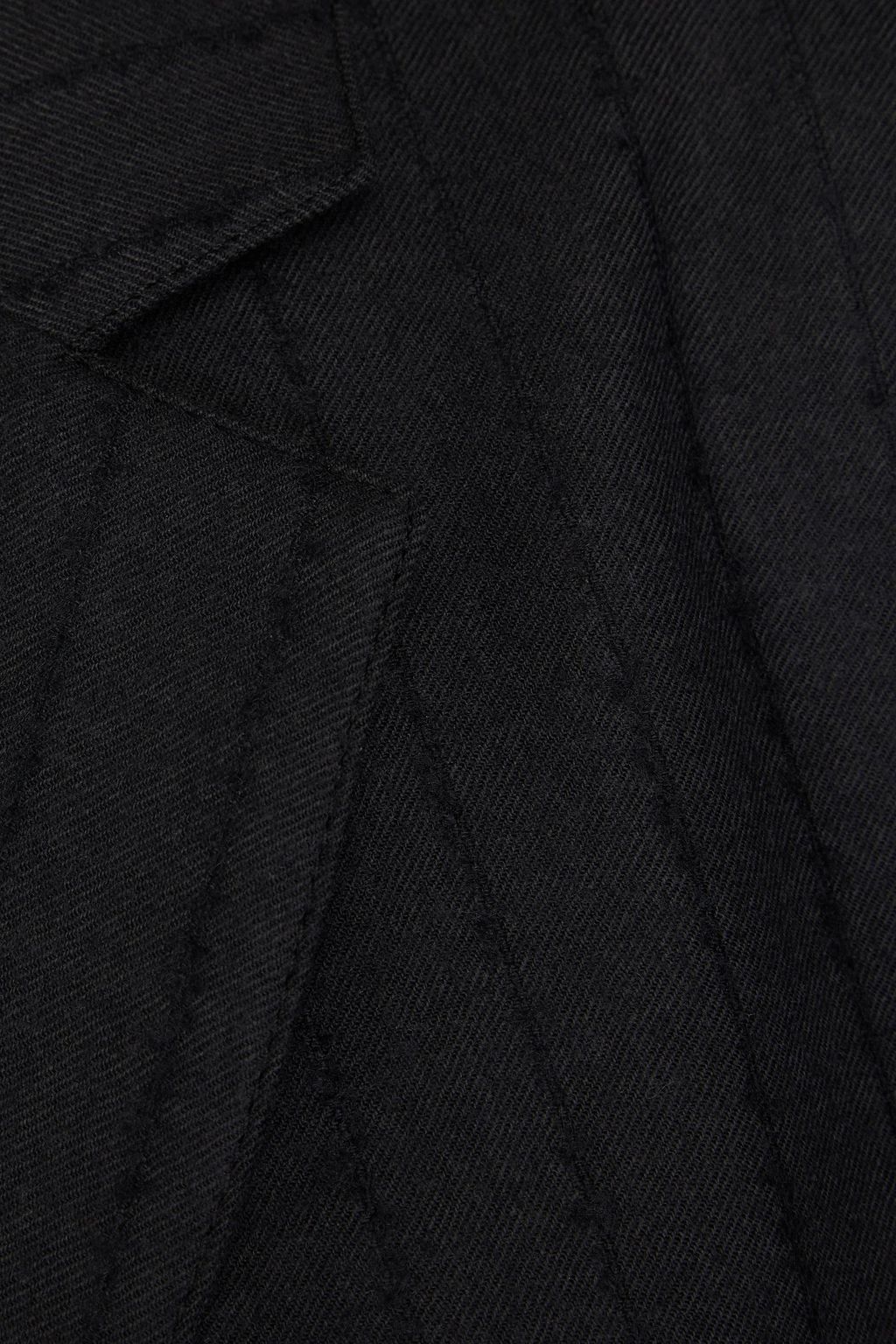 LOULOU STUDIO Devon striped wool-twill coat