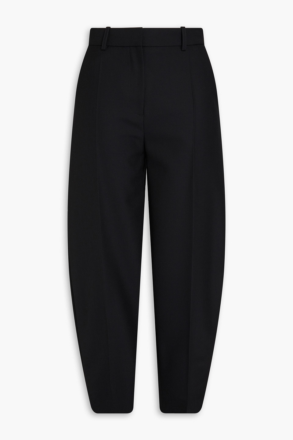 Totême Grain De Poudre Tapered Pants In Black