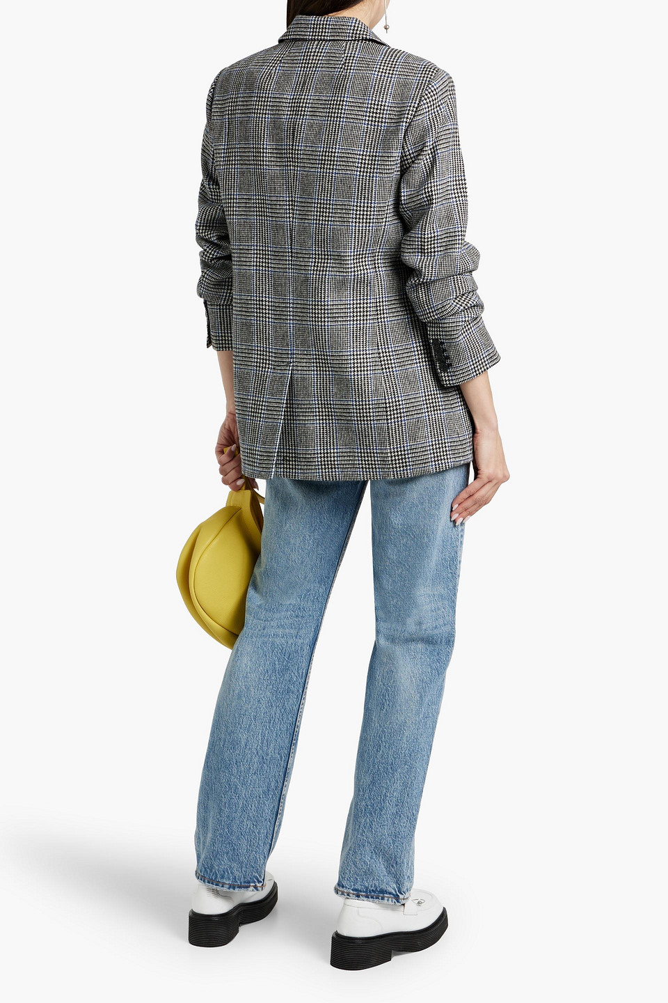 ALEX MILL BLAKE PRINCE OF WALES CHECKED WOOL-TWEED BLAZER