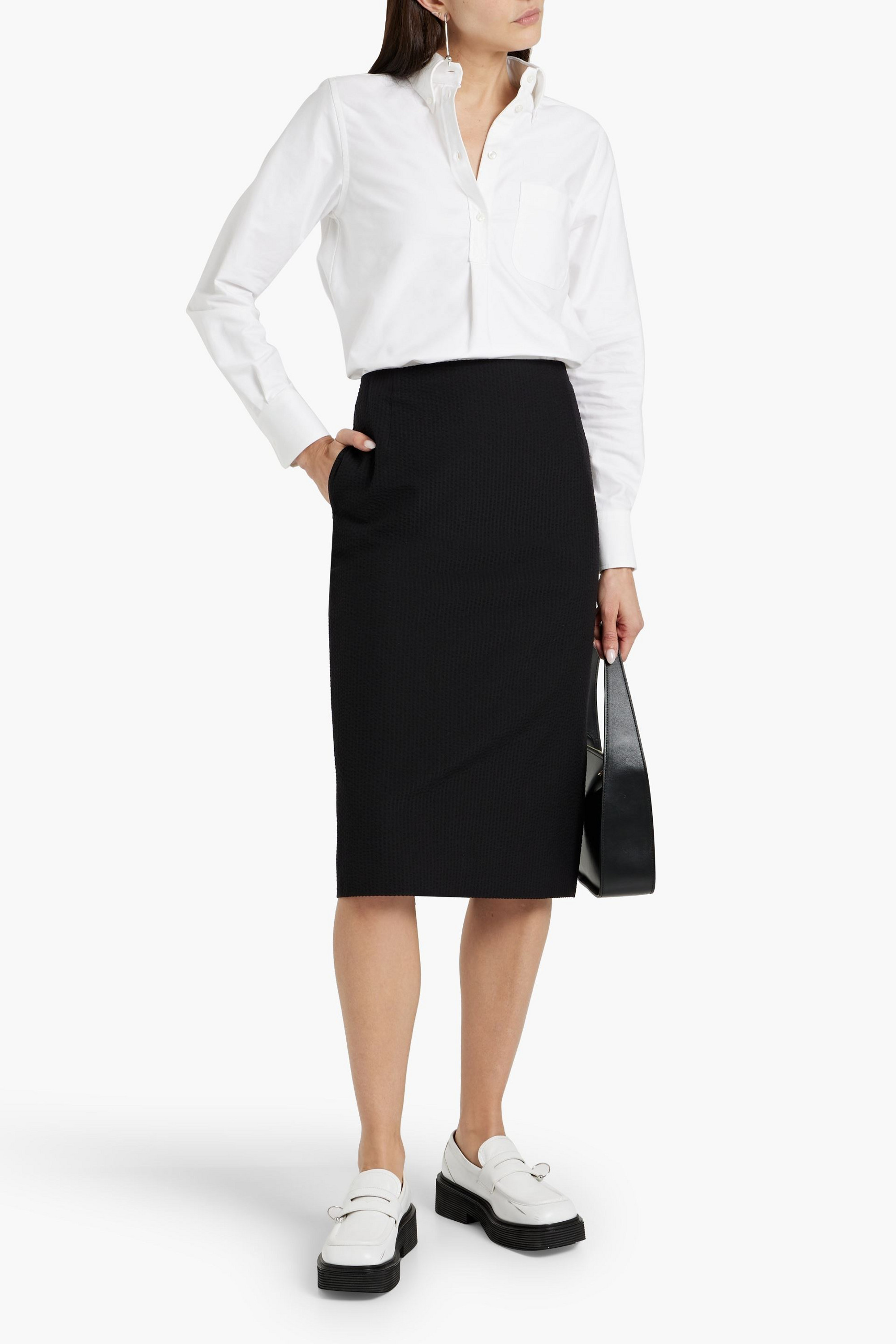 Thom Browne Cashmere midi skirt