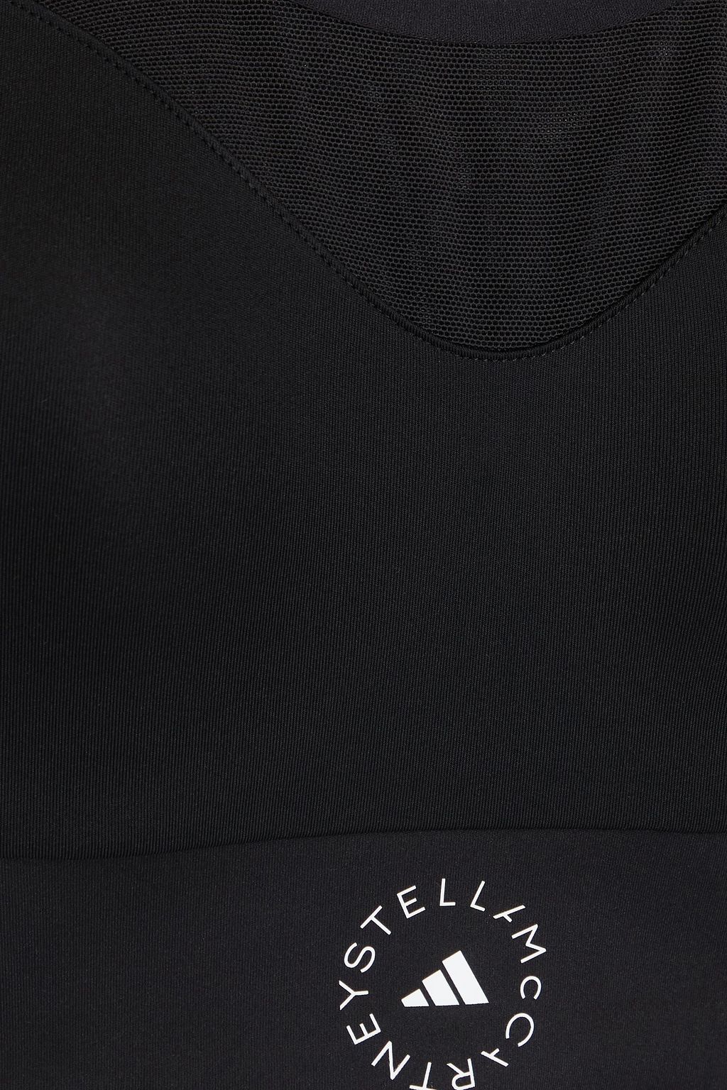 ADIDAS BY STELLA MCCARTNEY حمالة صدر رياضية مصنوعة من نسيج مطاطي ومزينة بطبعات