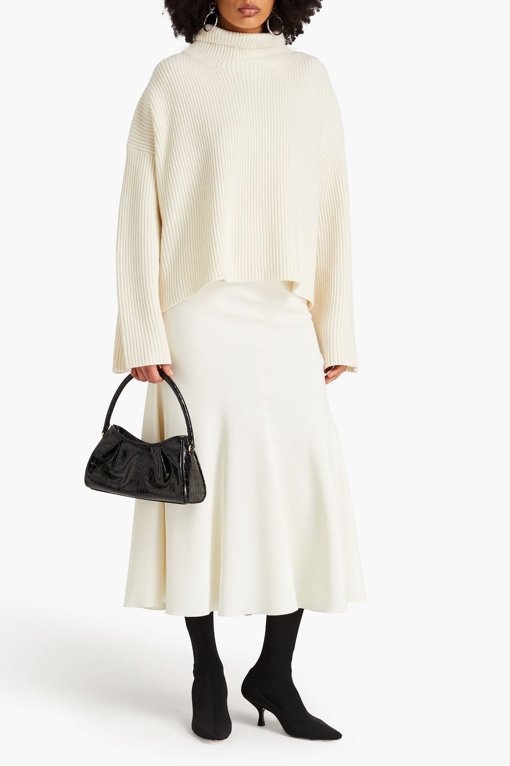 TOTEME Ribbed wool-blend turtleneck sweater
