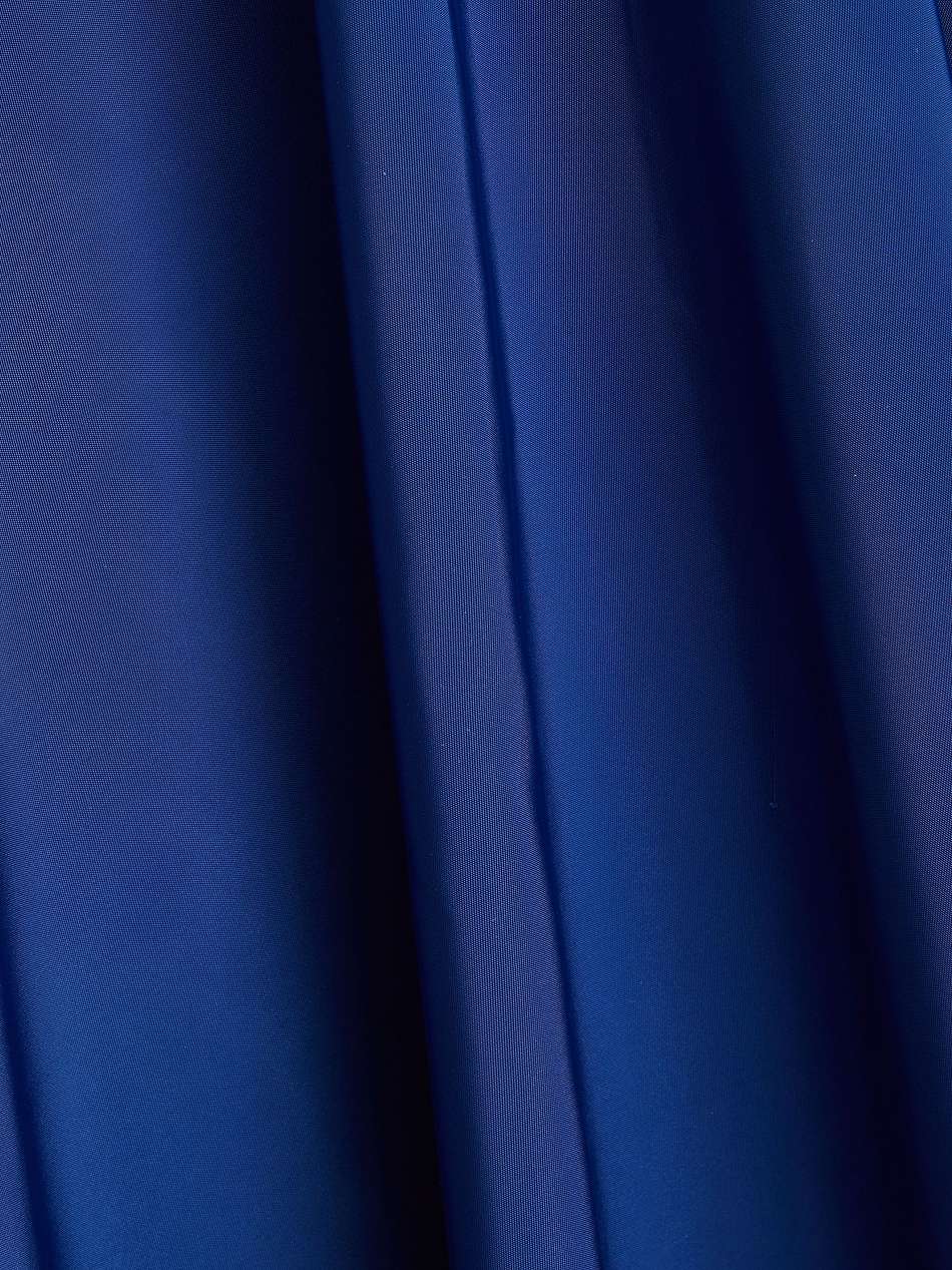 pleated satin-crepe gown