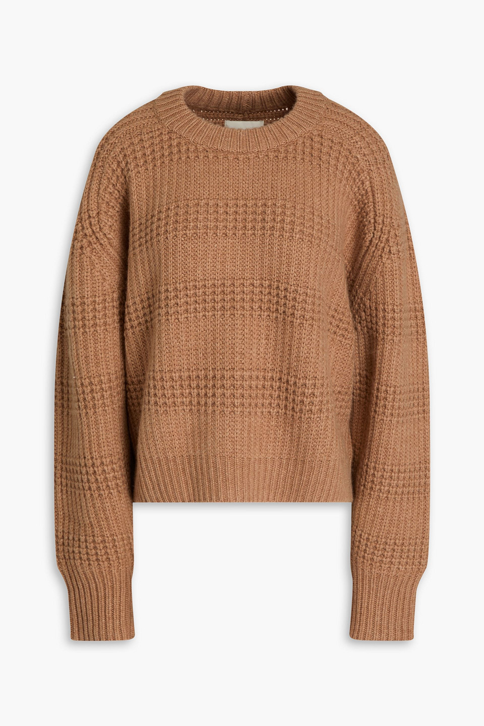 Loulou Studio Oversized Ribbed Cashmere Sweater In Light Brown
