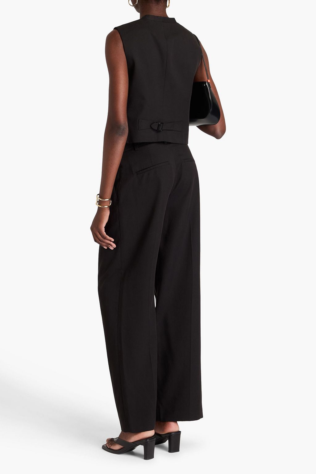 VINCE. TENCEL-blend™ twill vest