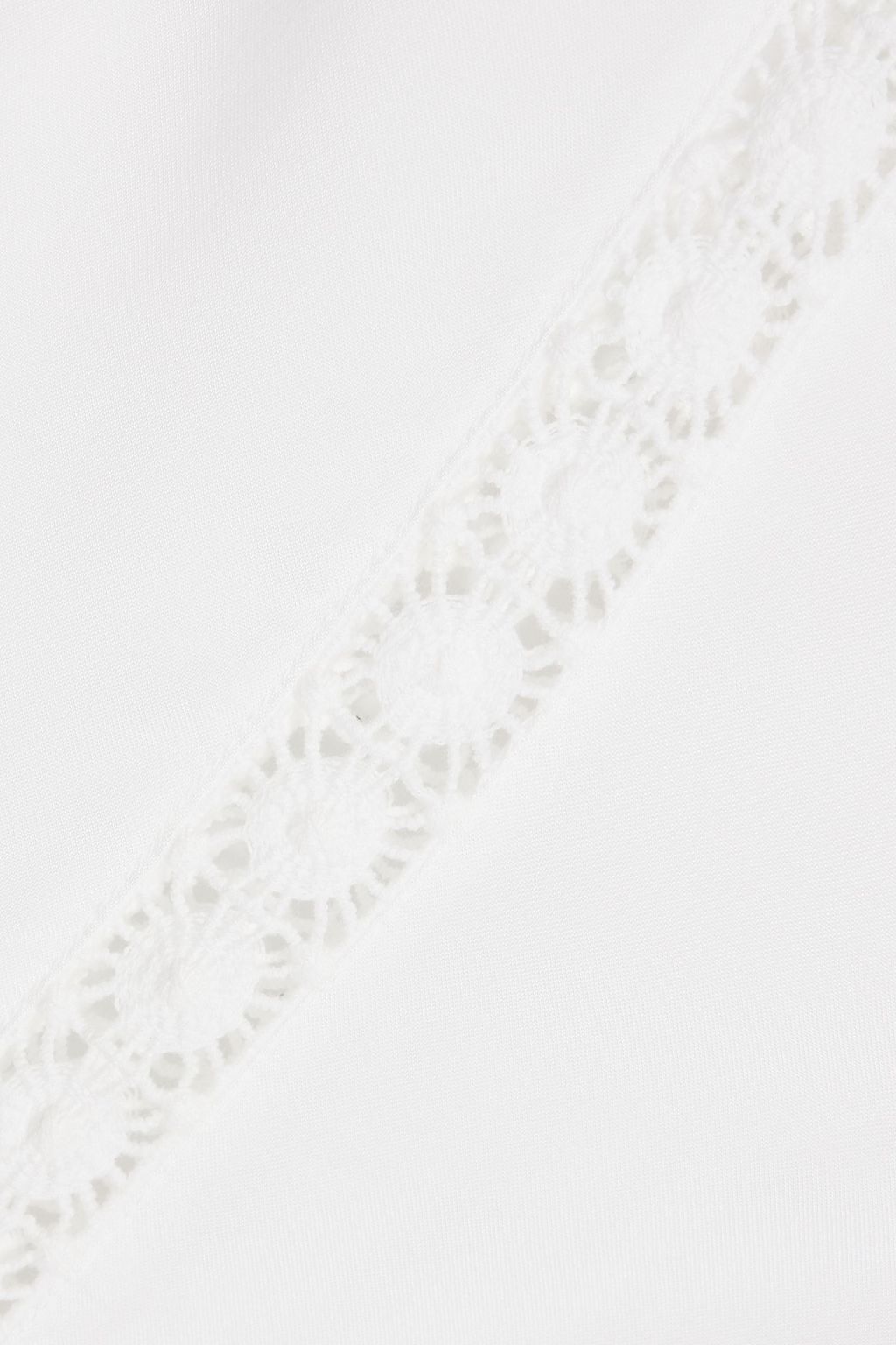 MELISSA ODABASH Cindy crochet-trimmed voile kaftan