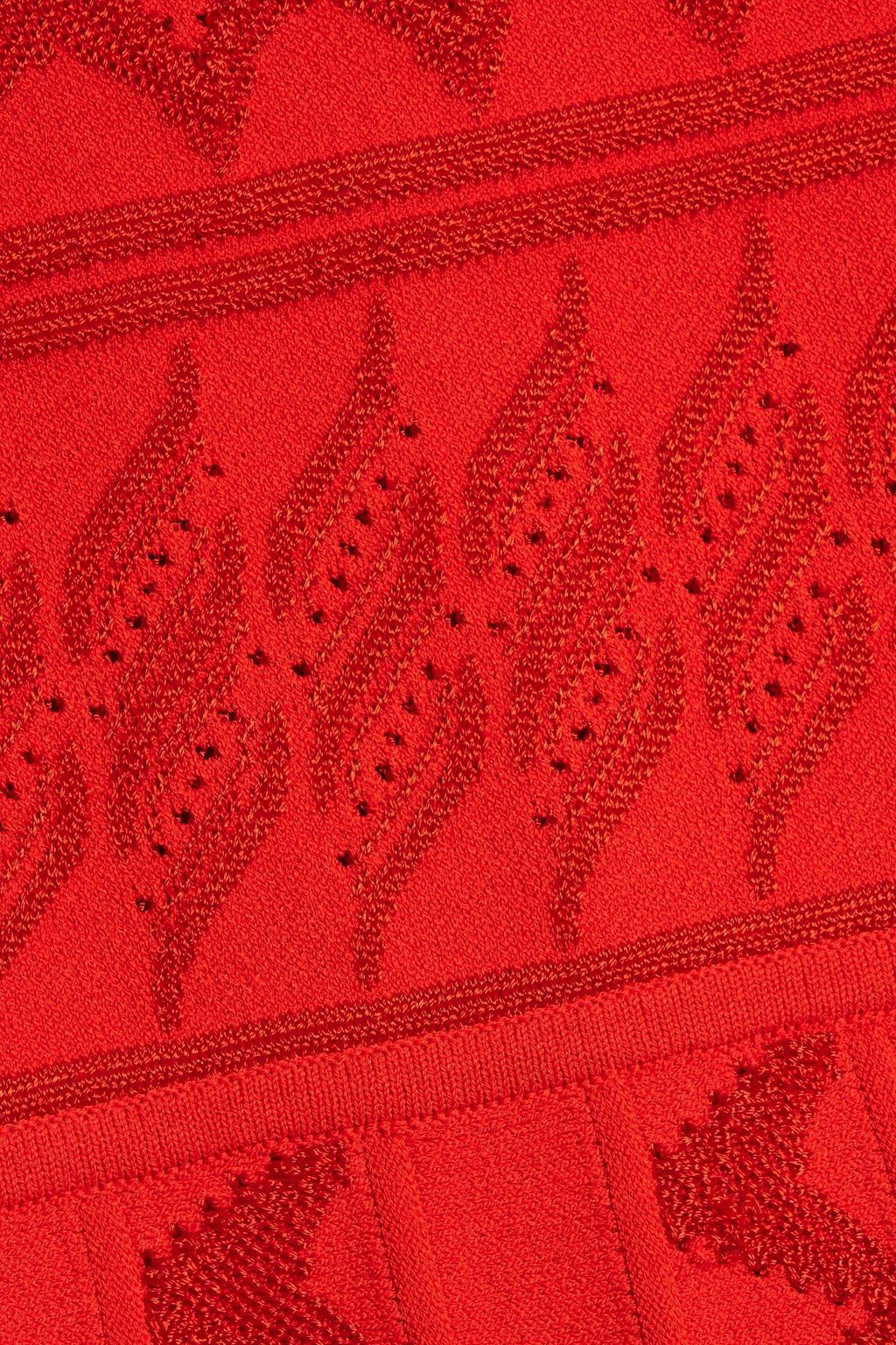 CAROLINA HERRERA Pointelle-knit dress