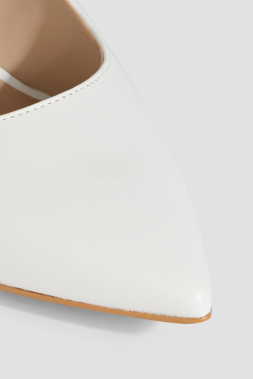 STUART WEITZMAN Dancer 75 leather slingback pumps
