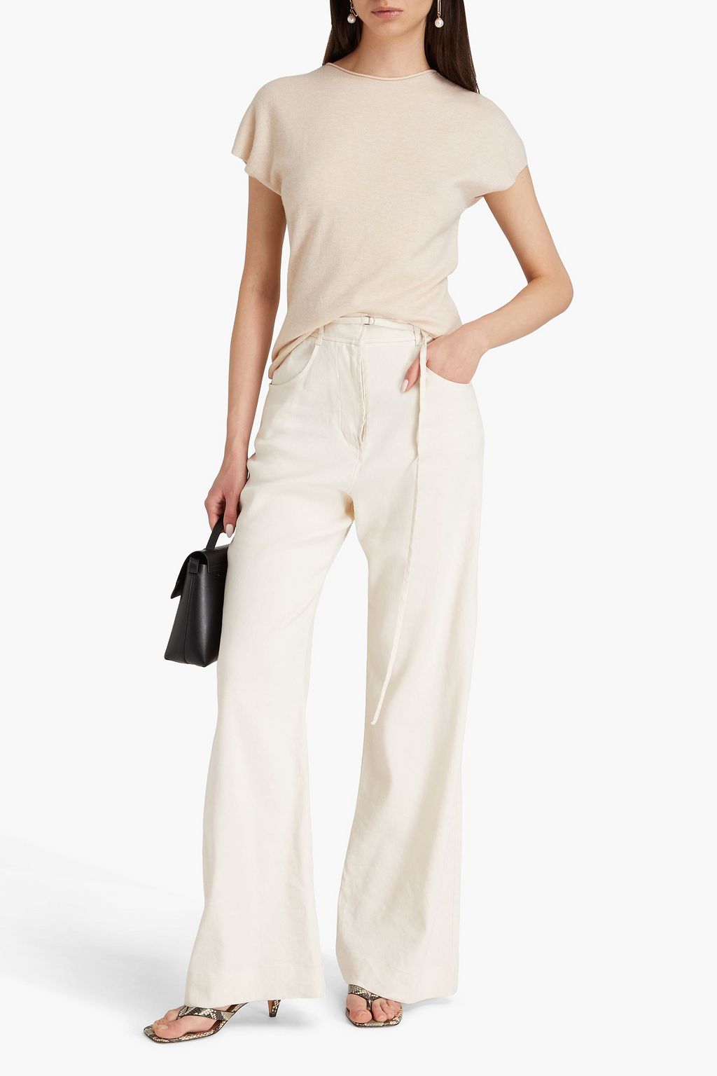 VINCE. Wool-blend top