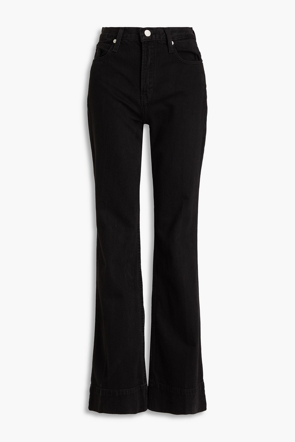 FRAME - High-rise flared jeans - Black - 29