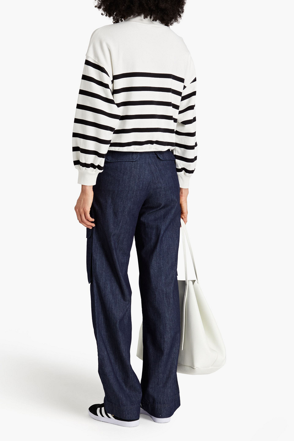 FRAME HIGH-RISE CARGO JEANS 