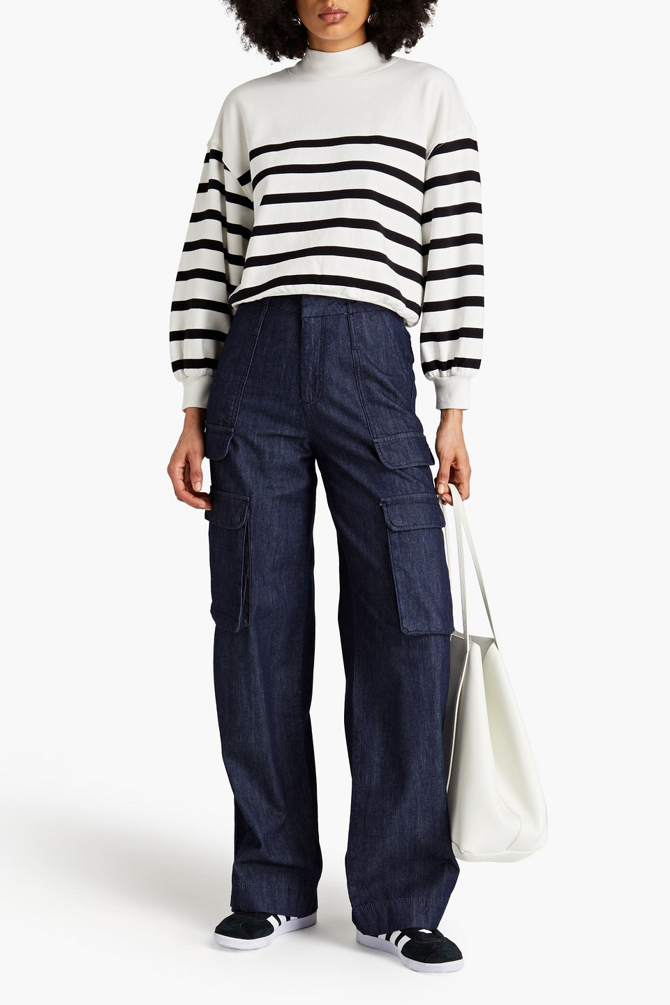 FRAME HIGH-RISE CARGO JEANS 