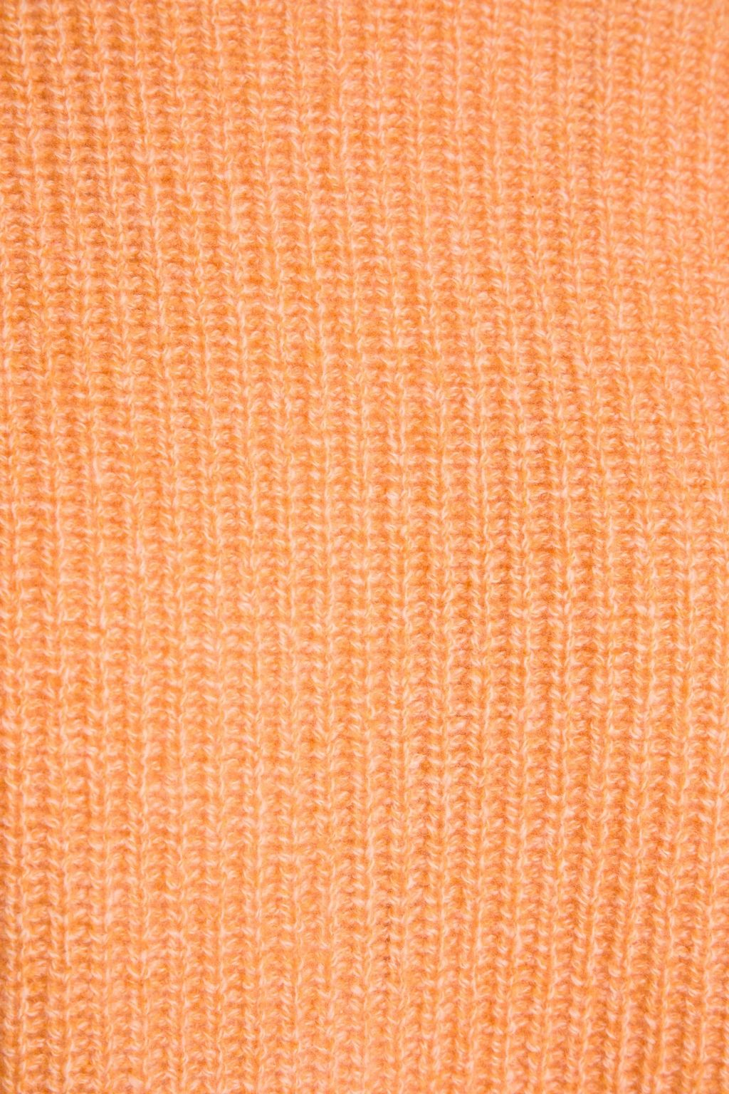 AUTUMN CASHMERE Scalloped ribbed-knit cashmere sweater