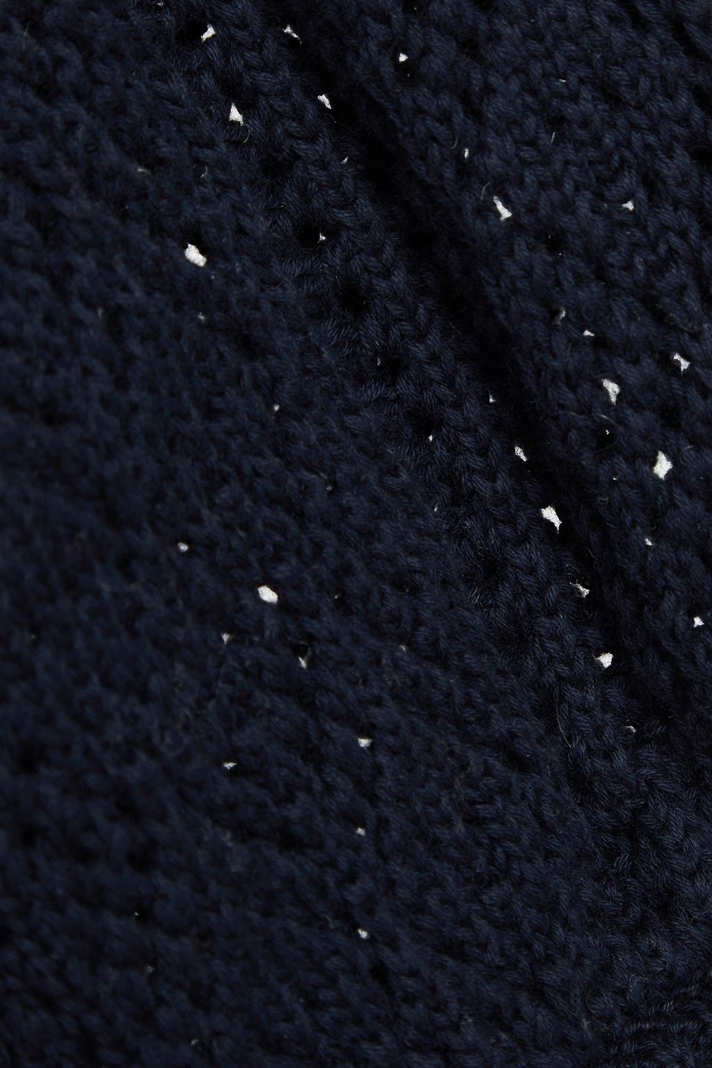 COTTON BY AUTUMN CASHMERE كارديغان من القطن بحبكة بوانتيل
