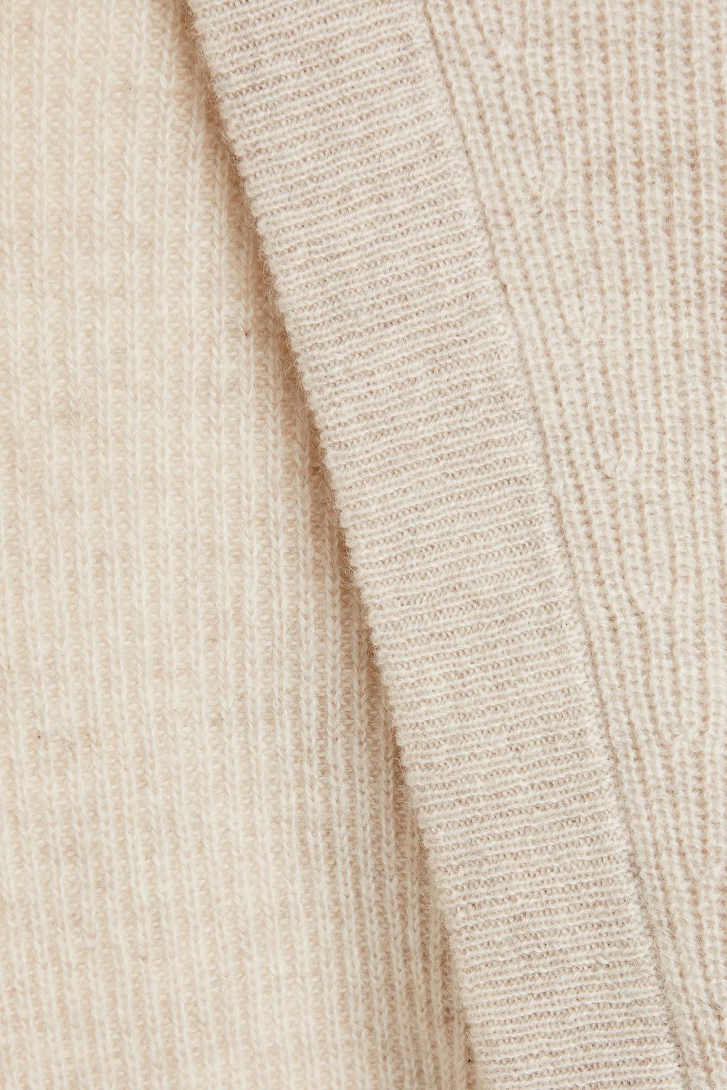 AUTUMN CASHMERE Cropped ribbed cashmere shrug