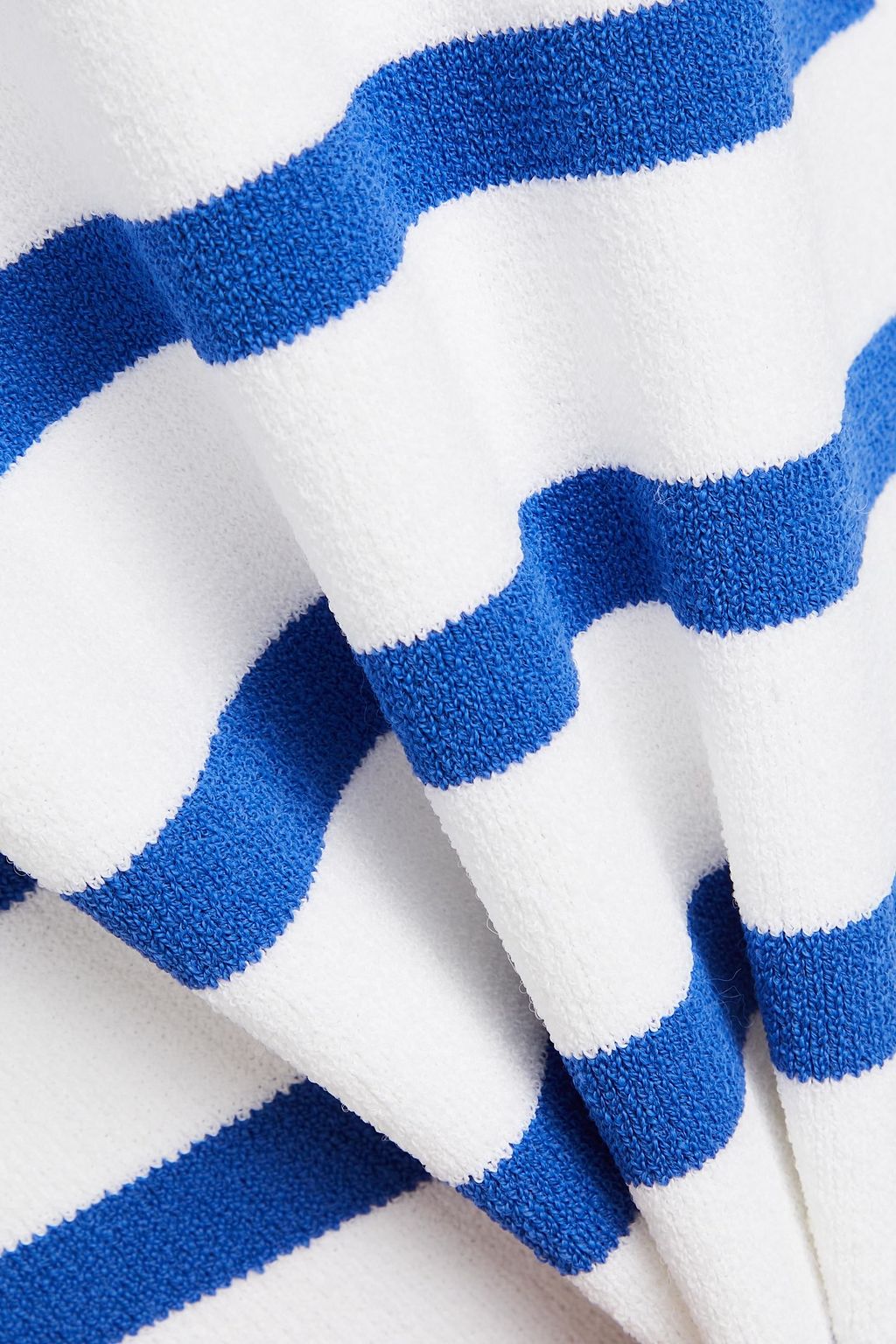 AUTUMN CASHMERE كنزة رياضية "بريتون" من نسيج محبوك بتصميم مخطط