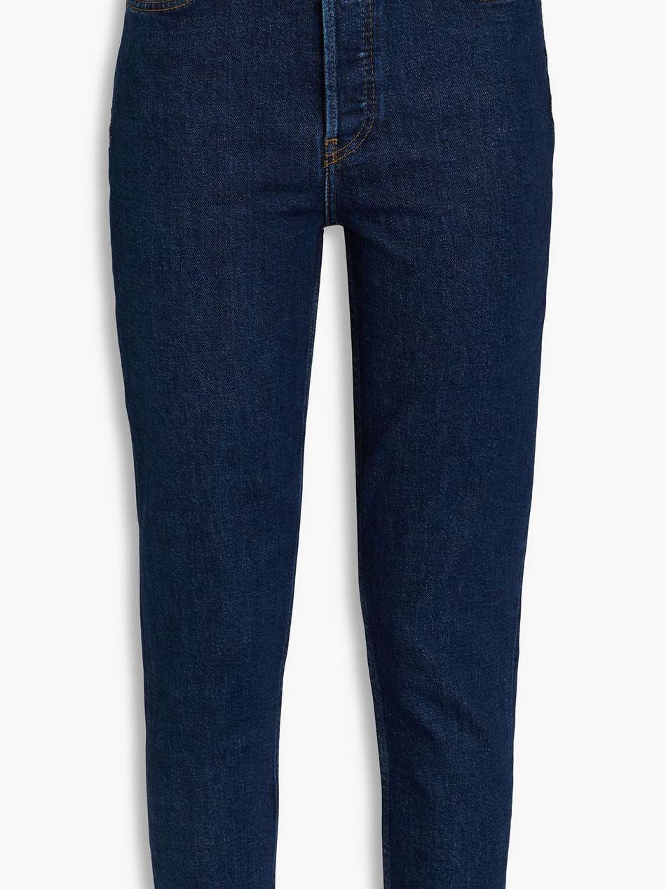 90s cropped high-rise slim-leg jeans