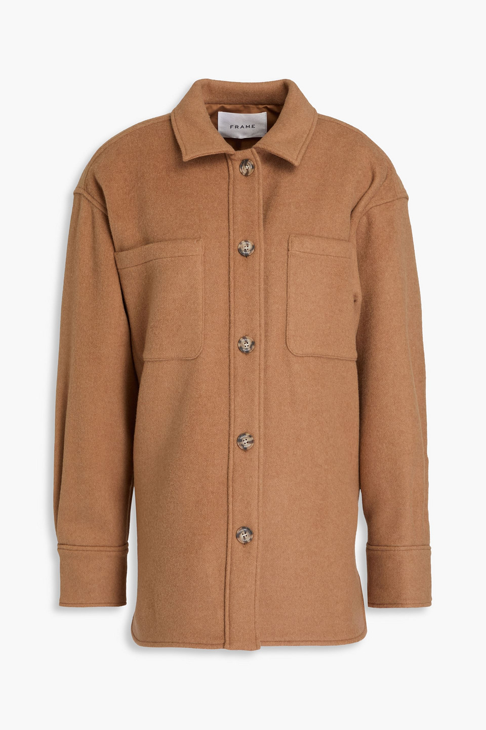 FRAME - Embroidered felt jacket - Neutral - XS