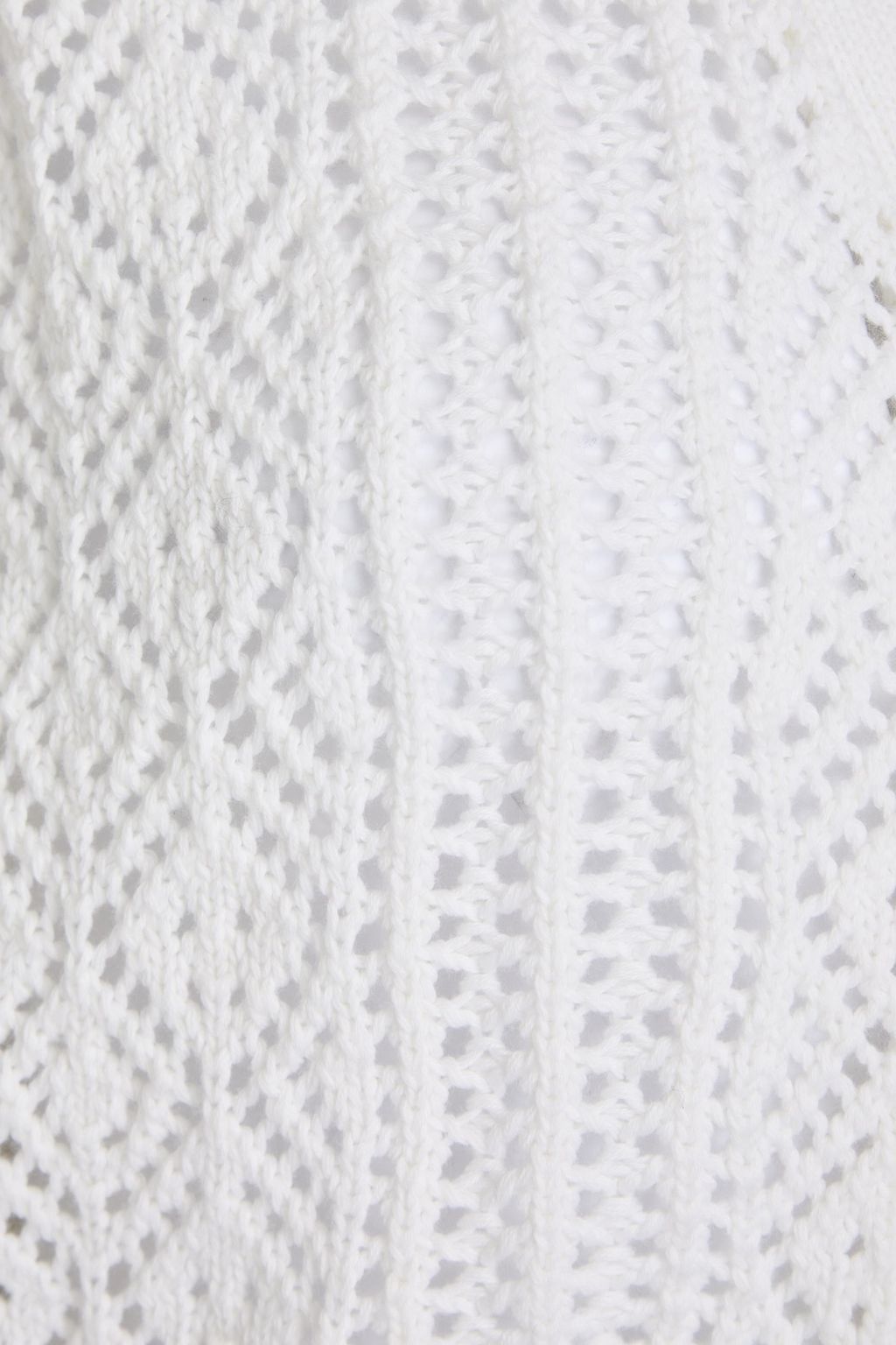 COTTON BY AUTUMN CASHMERE كارديغان من القطن بحبكة بوانتيل