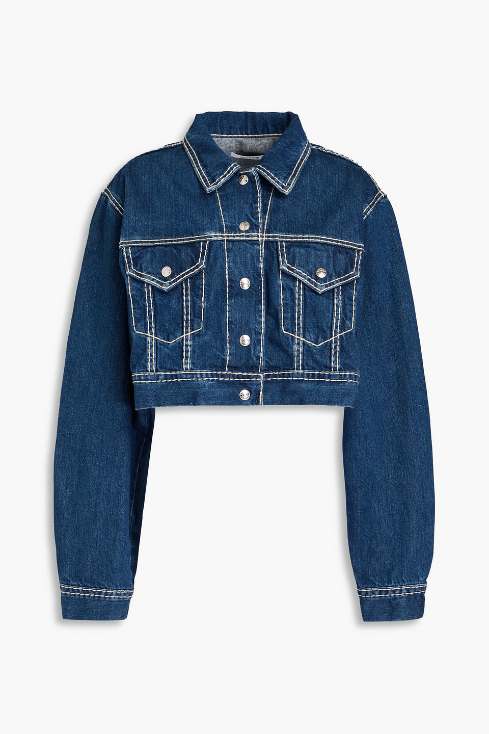 Cropped denim jacket