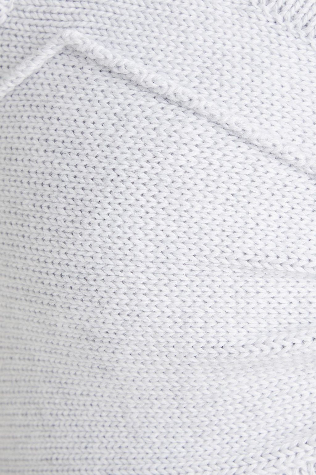 COTTON BY AUTUMN CASHMERE توب بنمط حمالة صدر من القطن بتأثير مزموم