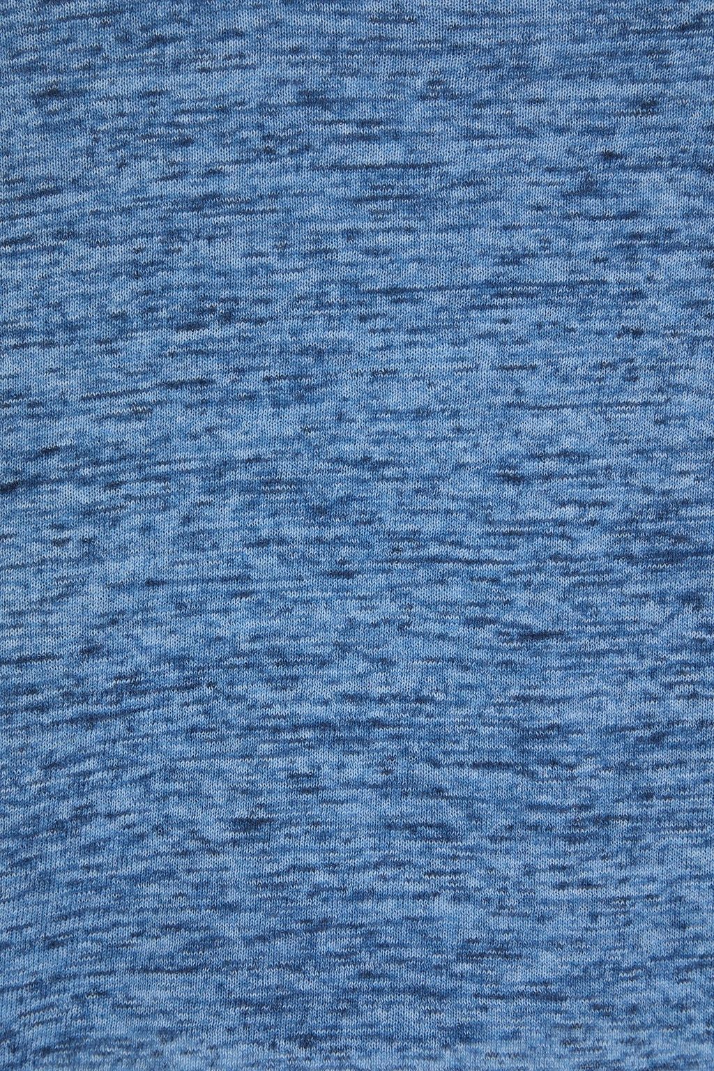 COTTON BY AUTUMN CASHMERE تي شيرت من الجيرسي القطني المتعرج مع أجزاء مقصوصة