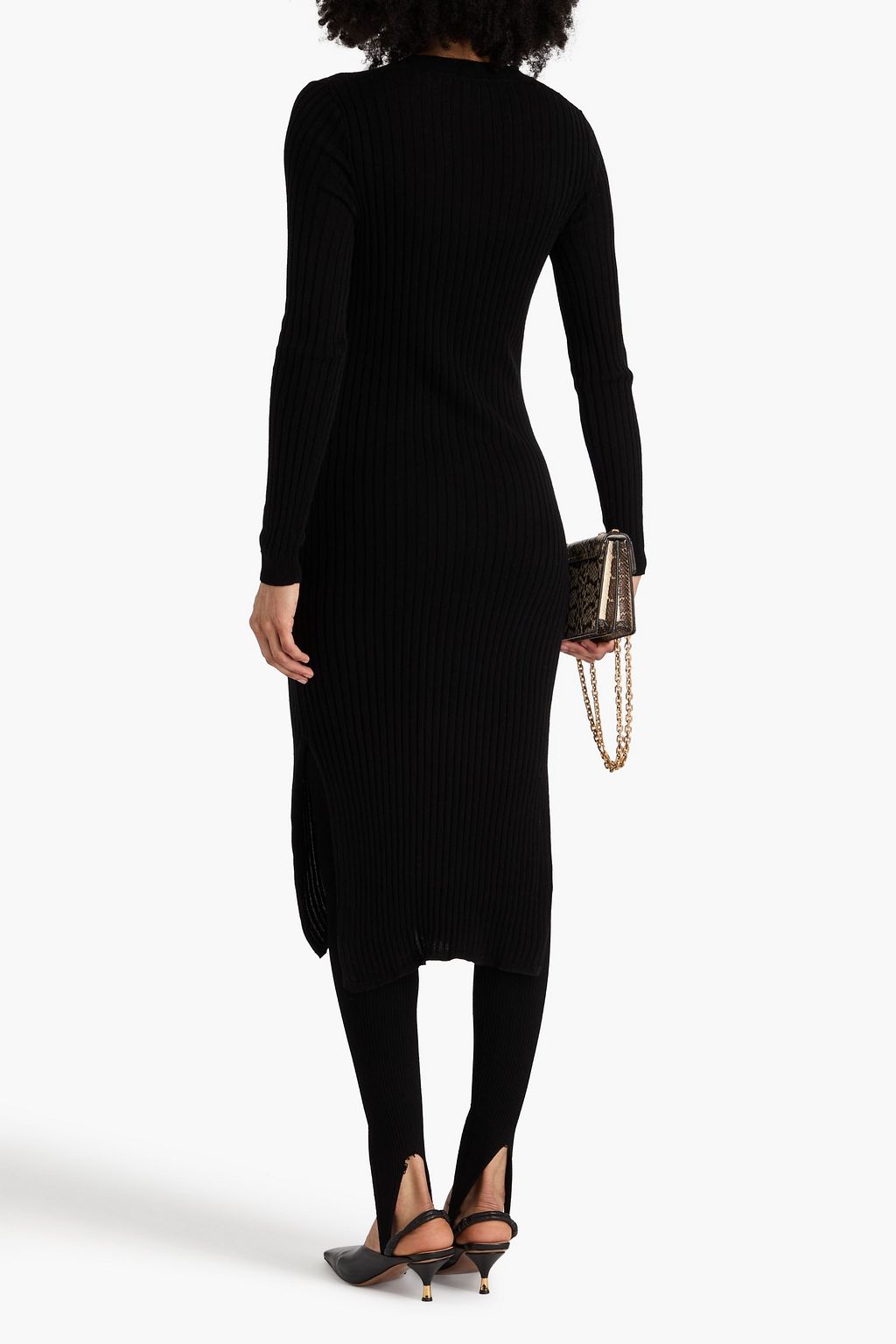 COTTON BY AUTUMN CASHMERE كارديغان من القطن بتصميم مضلّع
