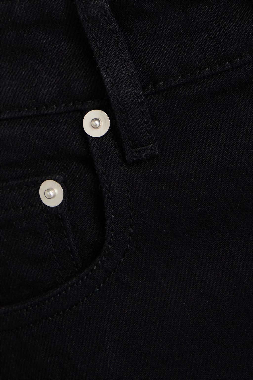 MAISON KITSUNÉ جينز بأرجل مستقيمة وبخصر مرتفع