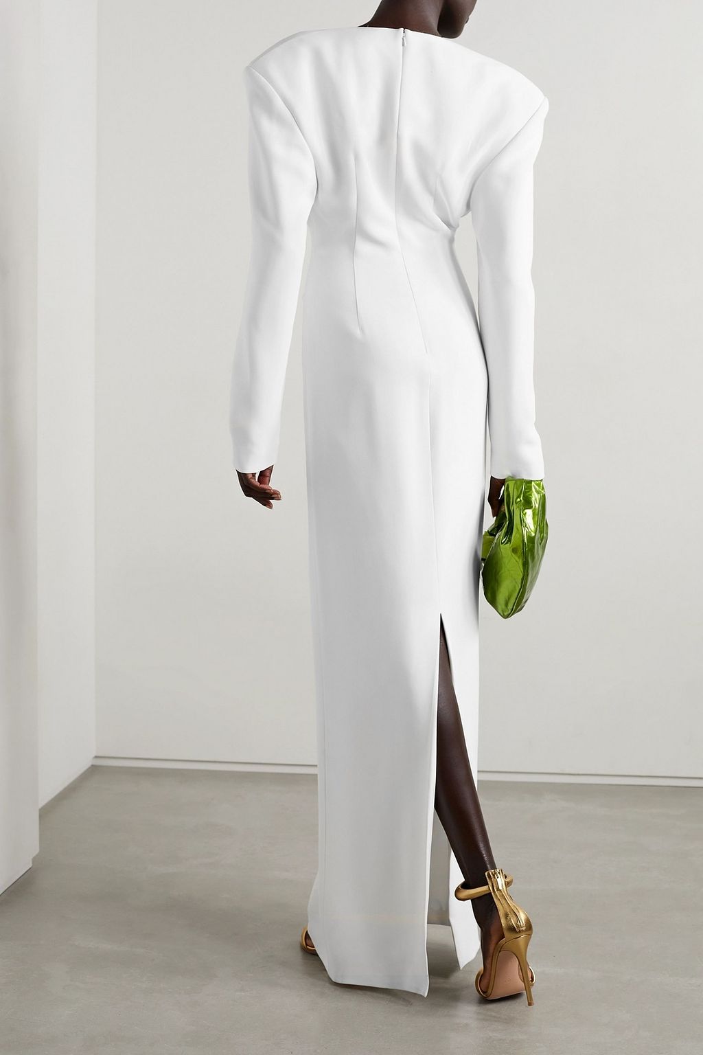 ET OCHS Melody embellished cutout stretch-cady gown