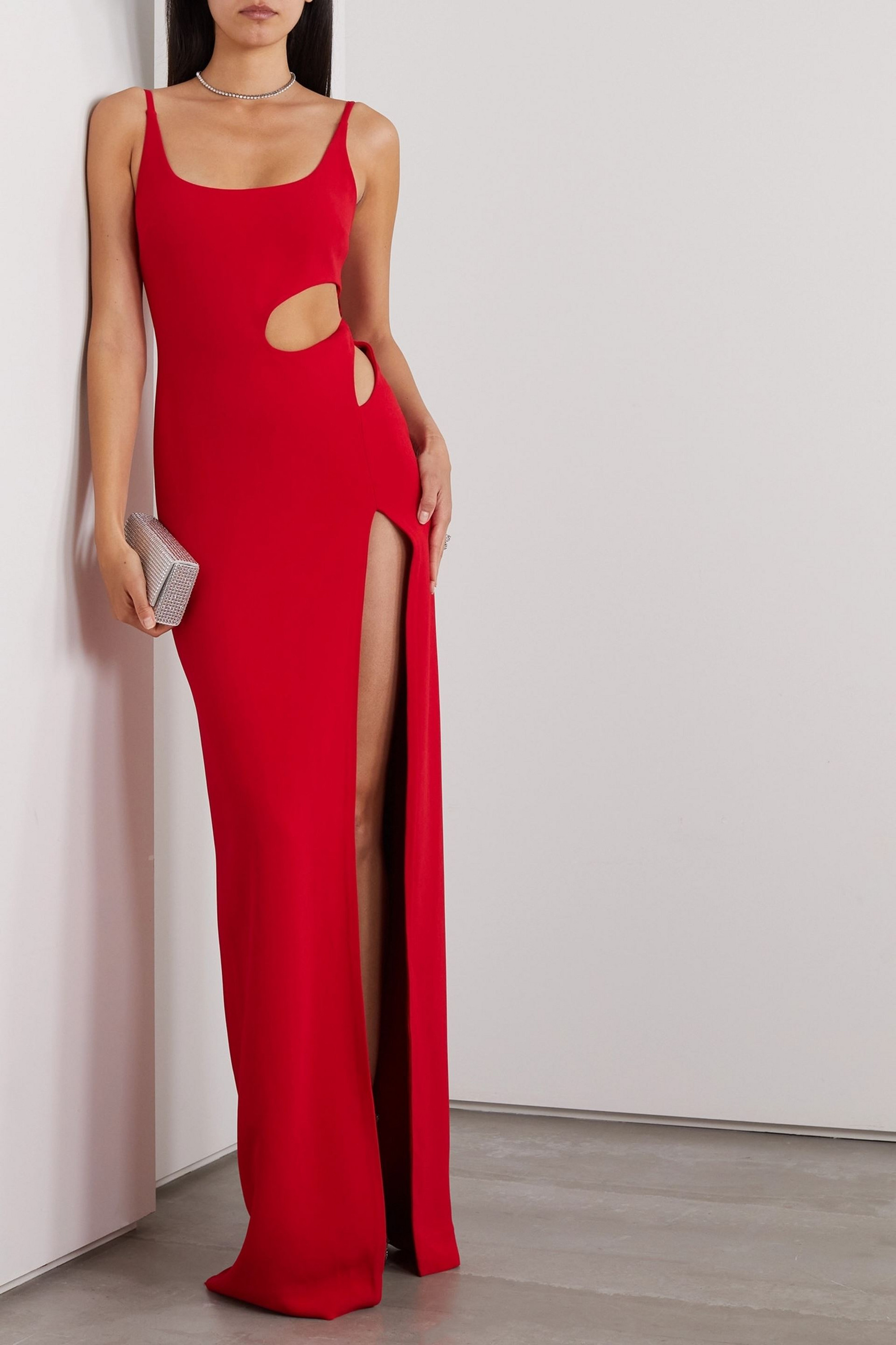 ET OCHS Rowena cutout cady gown