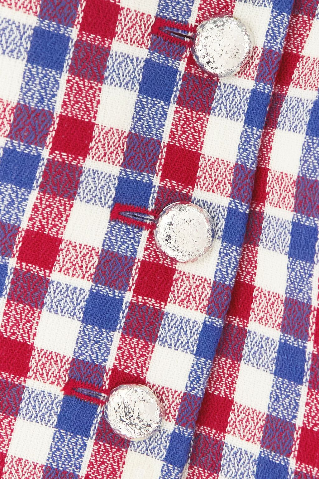 ALESSANDRA RICH Cropped checked tweed jacket