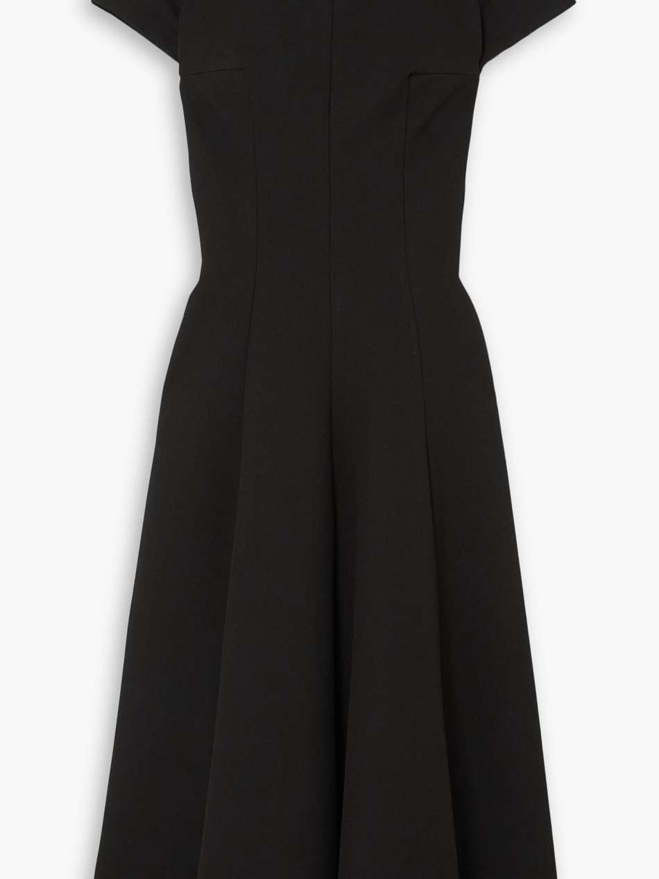 marielle open-back stretch-crepe midi dress